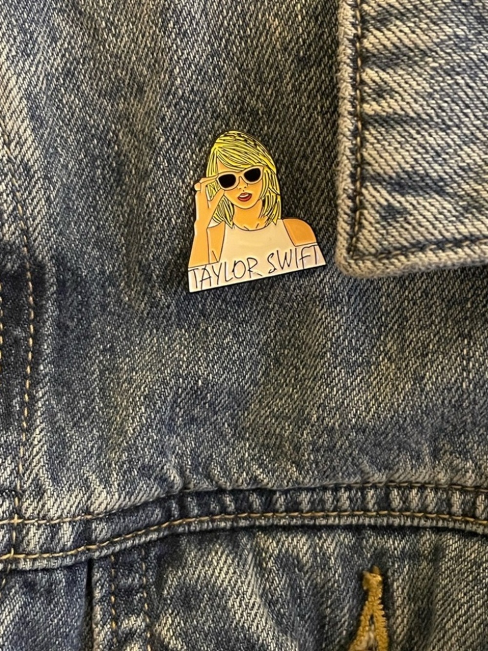 TS Enamel Pin